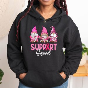 Breast Cancer Awareness Shirt For Women Gnomes Support Squad Hoodie 1