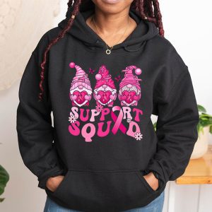 Breast Cancer Awareness Shirt For Women Gnomes Support Squad Hoodie 1 7