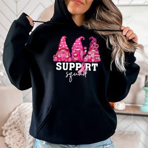 Breast Cancer Awareness Shirt For Women Gnomes Support Squad Hoodie 2 5