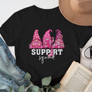 Breast Cancer Awareness Shirt For Women Gnomes Support Squad T Shirt 1 1