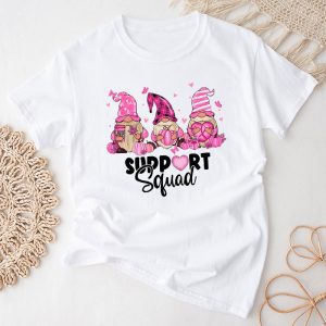 Breast Cancer Awareness Shirt For Women Gnomes Support Squad T Shirt 1 2