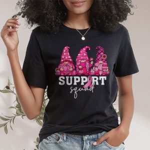 Breast Cancer Awareness Shirt For Women Gnomes Support Squad T Shirt 2 1