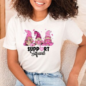 Breast Cancer Awareness Shirt For Women Gnomes Support Squad T Shirt 2 2