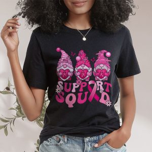 Breast Cancer Awareness Shirt For Women Gnomes Support Squad T Shirt 2 3