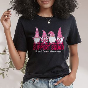 Breast Cancer Awareness Shirt For Women Gnomes Support Squad T Shirt 2