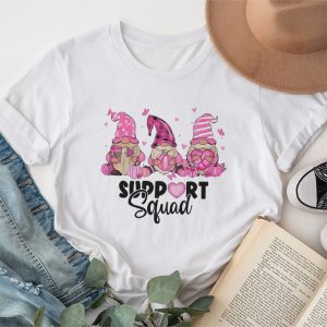 Breast Cancer Awareness Shirts For Women Gnomes Support Squad Special T-Shirt