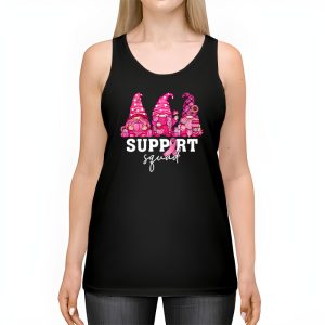 Breast Cancer Awareness Shirt For Women Gnomes Support Squad Tank Top 2 1