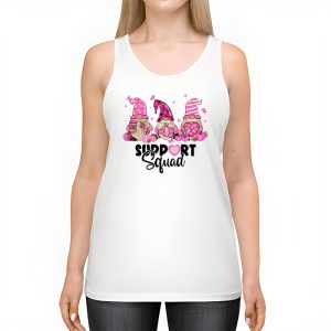 Breast Cancer Awareness Shirt For Women Gnomes Support Squad Tank Top 2 2