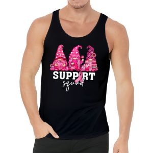 Breast Cancer Awareness Shirt For Women Gnomes Support Squad Tank Top 3 1