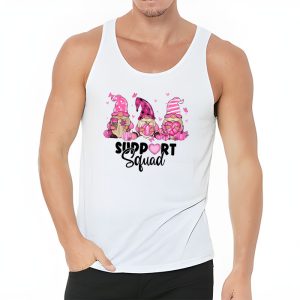 Breast Cancer Awareness Shirt For Women Gnomes Support Squad Tank Top 3 2