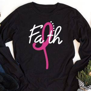 Breast Cancer Faith Breast Cancer Awareness Longsleeve Tee 1 4