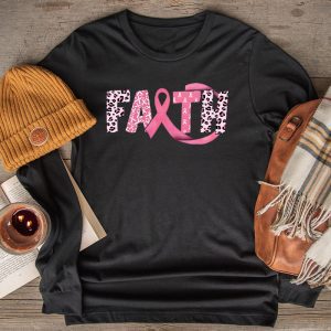 Breast Cancer Faith Breast Cancer Awareness Longsleeve Tee 2 1