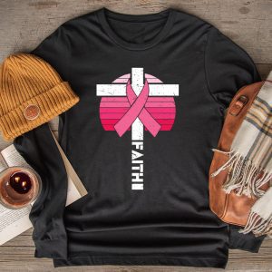 Breast Cancer Faith Breast Cancer Awareness Longsleeve Tee 2 2