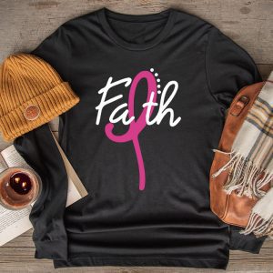 Breast Cancer Faith Breast Cancer Awareness Longsleeve Tee 2 4