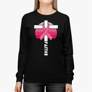 Breast Cancer Faith Breast Cancer Awareness Longsleeve Tee 3 2