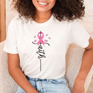 Breast Cancer Faith Breast Cancer Awareness T Shirt 2