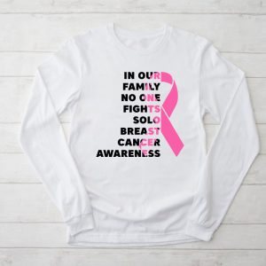 Breast Cancer Support Family Women Breast Cancer Awareness Longsleeve Tee 2 3