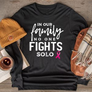 Breast Cancer Support Family Women Breast Cancer Awareness Longsleeve Tee 2 8