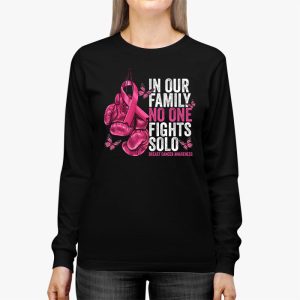 Breast Cancer Support Family Women Breast Cancer Awareness Longsleeve Tee 3