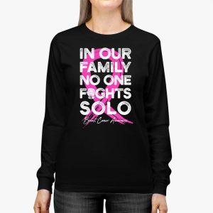 Breast Cancer Support Family Women Breast Cancer Awareness Longsleeve Tee 3 5