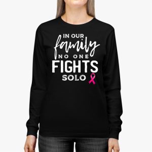 Breast Cancer Support Family Women Breast Cancer Awareness Longsleeve Tee 3 8