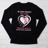 Breast Cancer Support Family Women Breast Cancer Awareness Longsleeve Tee