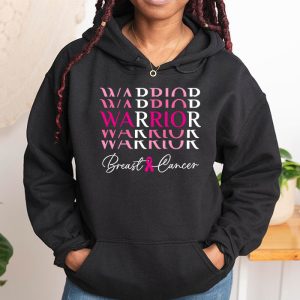 Breast Cancer Warrior Breast Cancer Awareness Pink Ribbon Hoodie 1 4