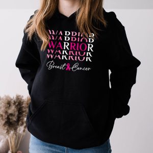 Breast Cancer Warrior Breast Cancer Awareness Pink Ribbon Hoodie 3 4