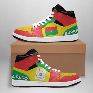 Burkina Faso High Sneakers Air Jordan 1 - Basic Style JD1 Shoes