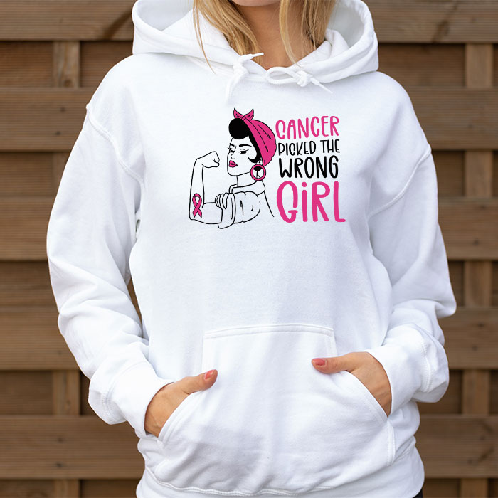 Cancer-Picked-The-Wrong-Girl-Breast-Cancer-Awareness-Hoodie-3 Cancer Picked The Wrong Girl Breast Cancer Awareness Hoodie 3 1
