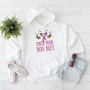 Check Your Boo Bees Shirt Funny Breast Cancer Halloween Hoodie 1 1