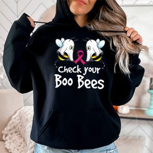 Check Your Boo Bees Shirt Funny Breast Cancer Halloween Hoodie 2 3