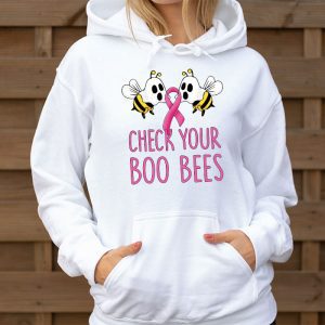 Check Your Boo Bees Shirt Funny Breast Cancer Halloween Hoodie 3 1