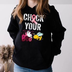 Check Your Boo Bees Shirt Funny Breast Cancer Halloween Hoodie 3 2