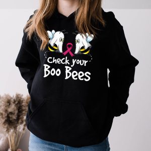 Check Your Boo Bees Shirt Funny Breast Cancer Halloween Hoodie 3 3