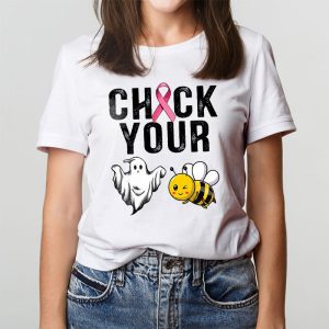 Check Your Boo Bees Shirt Funny Breast Cancer Halloween T Shirt 3 1