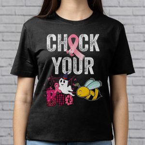 Check Your Boo Bees Shirt Funny Breast Cancer Halloween T Shirt 3