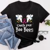 Check Your Boo Bees Shirt Funny Breast Cancer Halloween T-Shirt