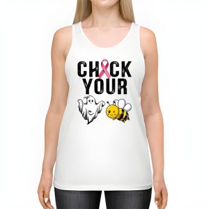 Check Your Boo Bees Shirt Funny Breast Cancer Halloween Tank Top 2 1