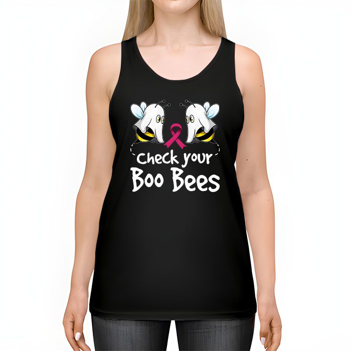 Check Your Boo Bees Shirt Funny Breast Cancer Halloween Tank Top 2 3