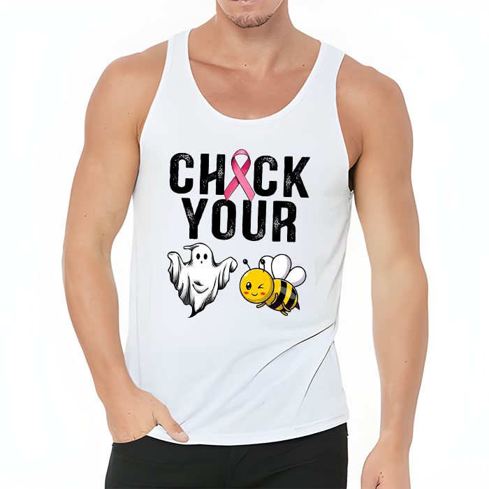 Check Your Boo Bees Shirt Funny Breast Cancer Halloween Tank Top 3 1