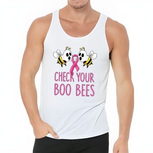 Check Your Boo Bees Shirt Funny Breast Cancer Halloween Tank Top 3 2