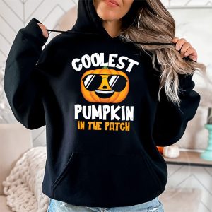 Coolest Pumpkin In The Patch Toddler Boys Halloween Kids Hoodie 2 2