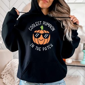 Coolest Pumpkin In The Patch Toddler Boys Halloween Kids Hoodie 2