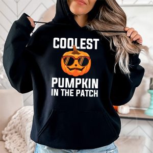 Coolest Pumpkin In The Patch Toddler Boys Halloween Kids Hoodie 2 4