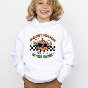 Coolest Pumpkin In The Patch Toddler Kids Boys Halloween Hoodie 3 1