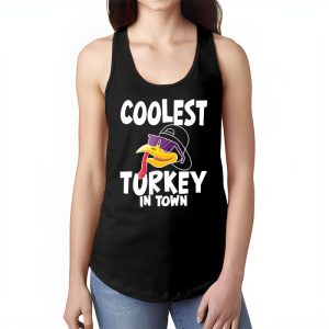 Coolest Turkey In The Flock Toddler Boys Thanksgiving Kids Tank Top 1 2