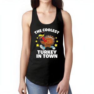 Coolest Turkey In The Flock Toddler Boys Thanksgiving Kids Tank Top 1 3