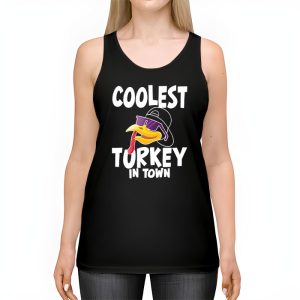 Coolest Turkey In The Flock Toddler Boys Thanksgiving Kids Tank Top 2 2