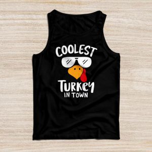 Thanksgiving Family Shirts Coolest Turkey In The Flock Special Gift Tank Top